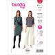 Robe / T-shirt - Encolure bateau | Burda 5985 | 34-44,  thumbnail number 1
