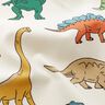 Tissu de décoration Semi-panama Remarquables dinosaures – écru/vert foncé,  thumbnail number 2