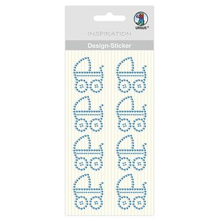 Autocollant design Baby Boy [ 8 Pièces ] – bleu, 