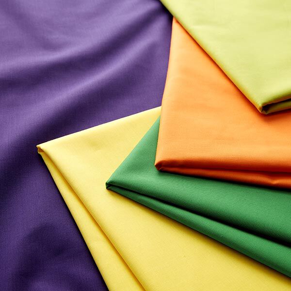 Tissu en polyester et coton mélangés, facile d’entretien – orange clair,  image number 4