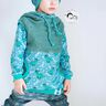 Jersey coton Dinosaures et fossiles | Glitzerpüppi – bleu clair/menthe poivrée,  thumbnail number 7