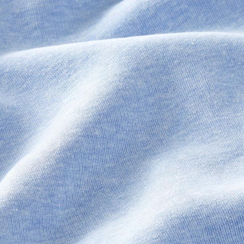 Sweat-shirt mélange clair – bleu clair,  image number 2
