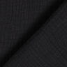 Tissu double gaze de coton – noir,  thumbnail number 4