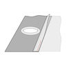 Bande à œillets, 100 mm – blanc | Gerster,  thumbnail number 4