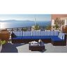 Toile pour store banne Rayures Toldo – blanc/bleu roi,  thumbnail number 5