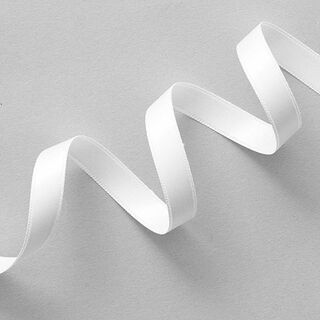 Ruban de satin Recycling  – blanc, 