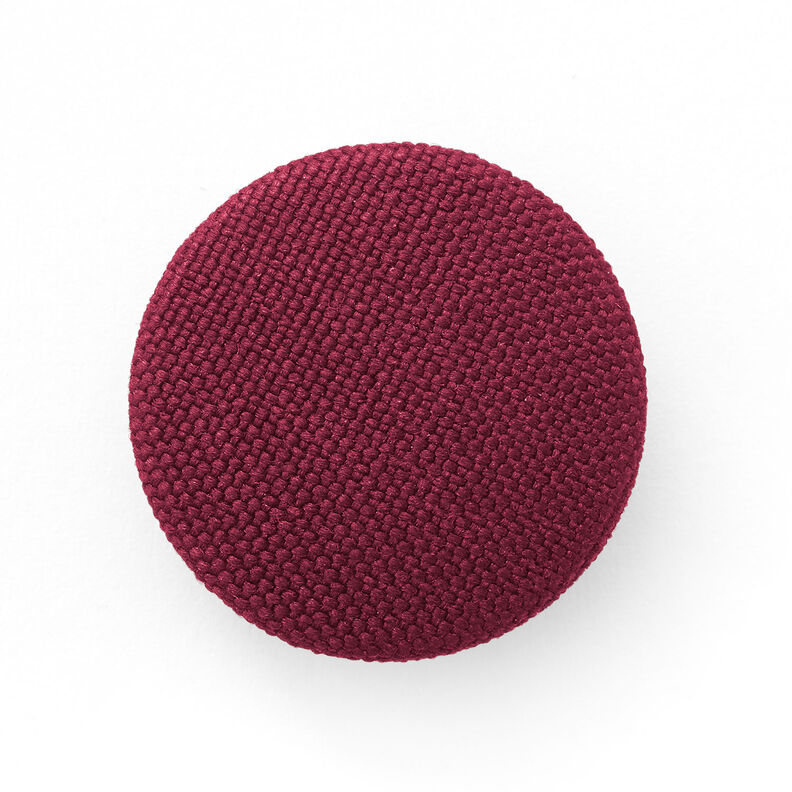 Bouton recouvert, Classic Poly – rouge bordeaux,  image number 1