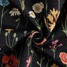 Tissu de décoration Gobelin fleurs sauvages – noir/rosé,  thumbnail number 3