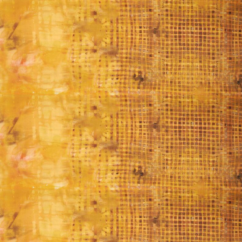 GOTS Batiste de coton Tissu bordure à carreaux avec dégradé de couleurs | TCC x LOOKS by Wolfgang,  image number 1