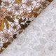 Popeline coton Mer de fleurs – blanc/marron clair,  thumbnail number 4