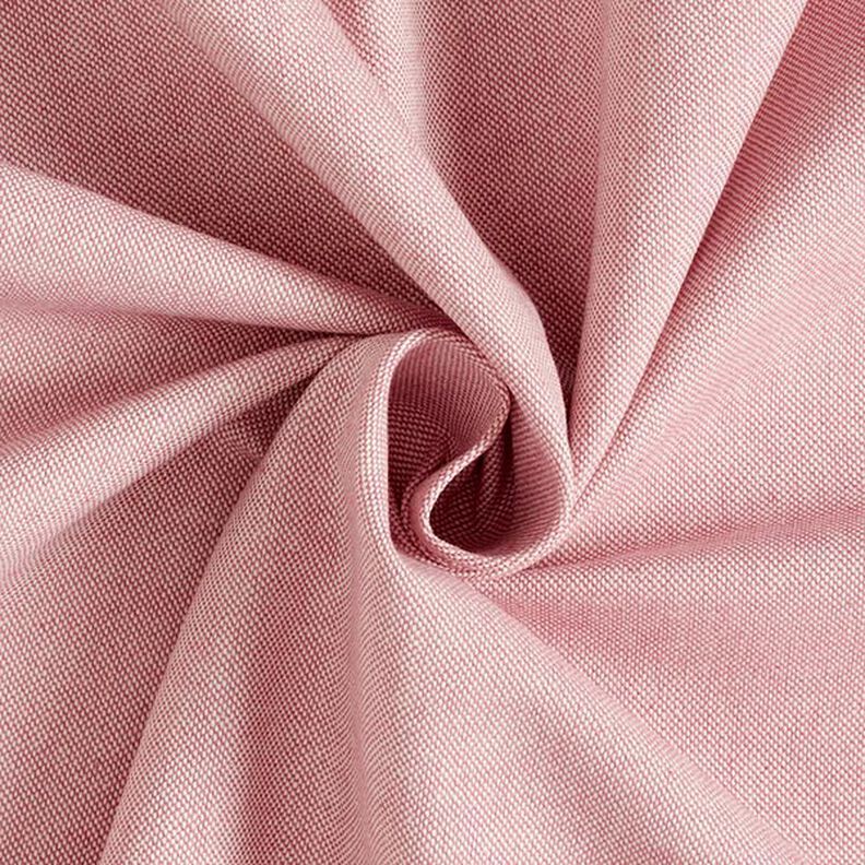 Tissu de décoration Semi-panama chambray recyclé – rosé,  image number 1