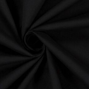 Popeline Stretch – noir, 