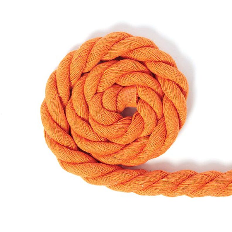 Cordon en coton [Ø 14 mm] 9 - orange,  image number 1