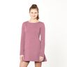 French Terry léger uni – violet pastel,  thumbnail number 4