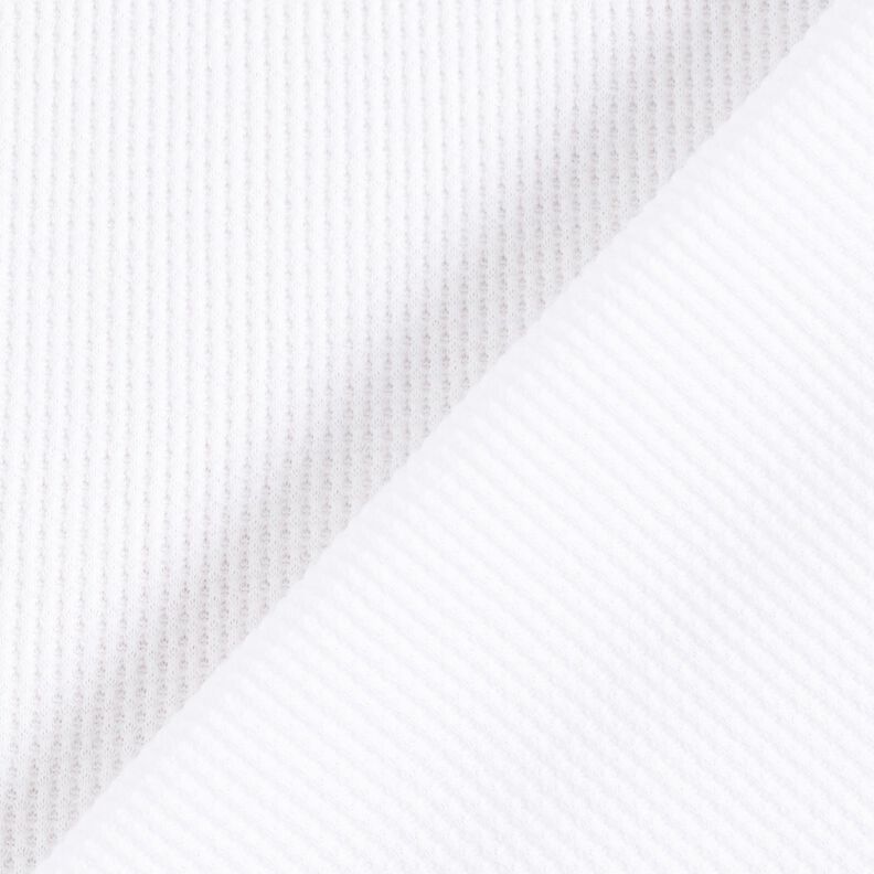 Jersey gaufré Uni – blanc,  image number 3
