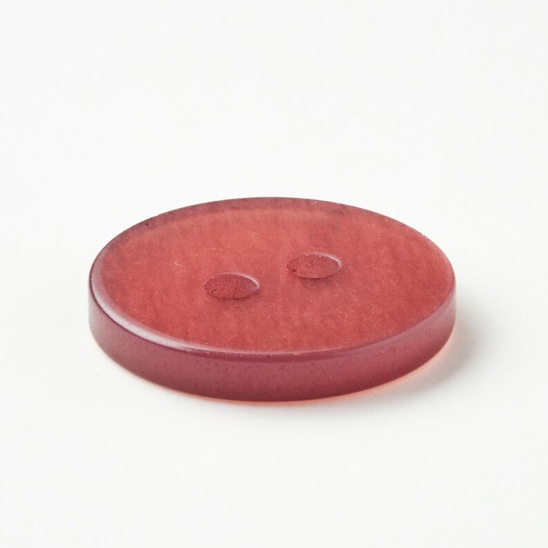 Bouton 2 trous brillant [Ø 15 mm] – vieux rose foncé,  image number 3