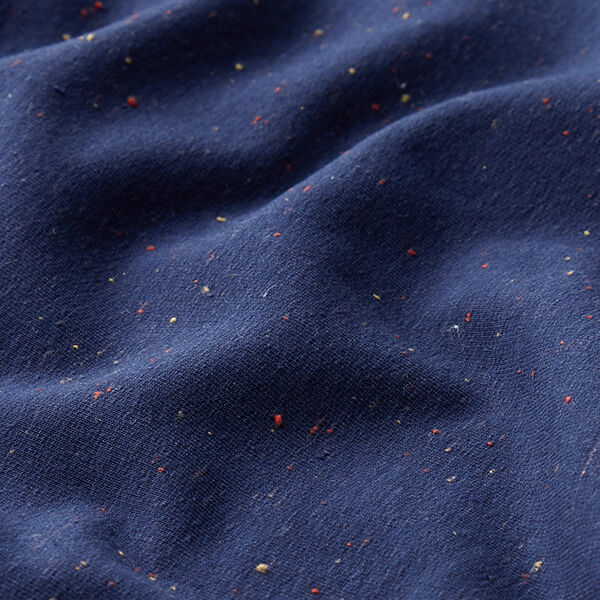 Sweat douillet taches colorées – bleu marine,  image number 2