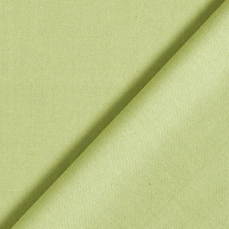 Tissu pour chemisier coton et viscose mélangés uni – vert clair,  image number 3