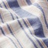Tissu double gaze de coton rayures tissés teints | Poppy – blanc/bleu marine,  thumbnail number 2