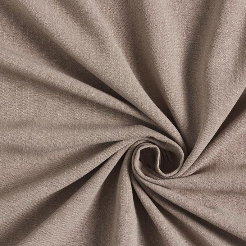 Viscose et lin doux – taupe,  image number 1