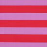 Tissu de décoration Canvas Rayures joyeuses – violet pastel/chili,  thumbnail number 1