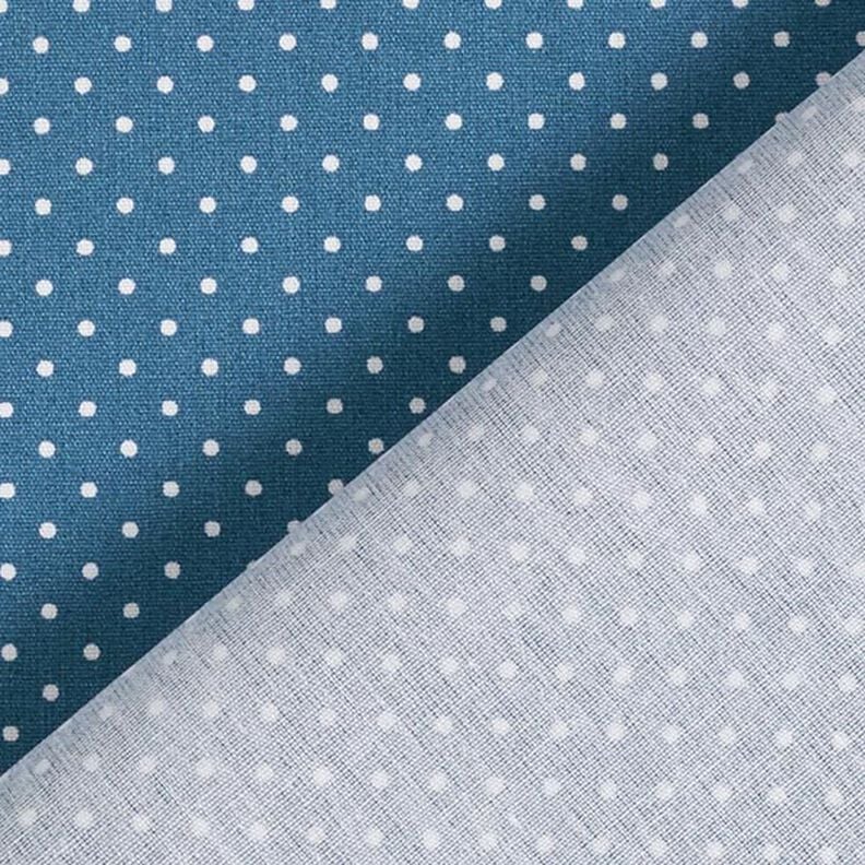 Coton enduit petits pois – bleu jean,  image number 5
