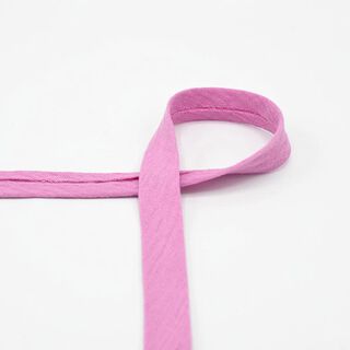 Biais Tissu gaze de coton [20 mm] – rose, 
