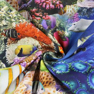 Tissu de décoration Impression numérique Aquarium, 