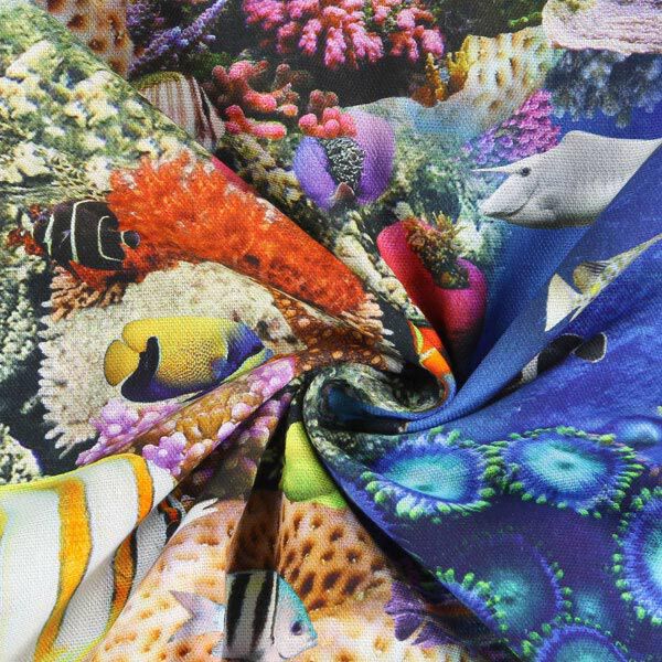 Tissu de décoration Impression numérique Aquarium,  image number 2