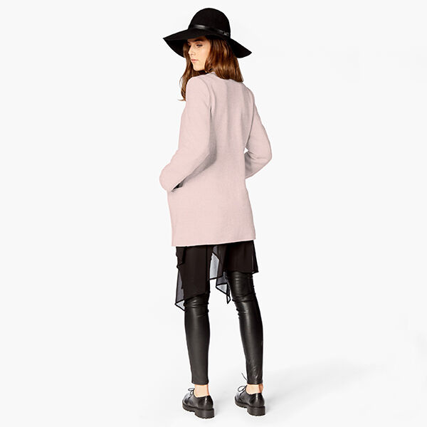 Loden de laine foulé – rosé – Échantillon,  image number 9