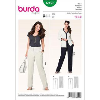 Pantalon - à taille - bande élastique, Burda 6952, 