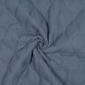 Tissu matelassé Tissu gaze de coton Vagues – gris bleu,  thumbnail number 3
