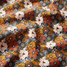 Tissu en coton Cretonne Fleurs rétros – caramel,  thumbnail number 2