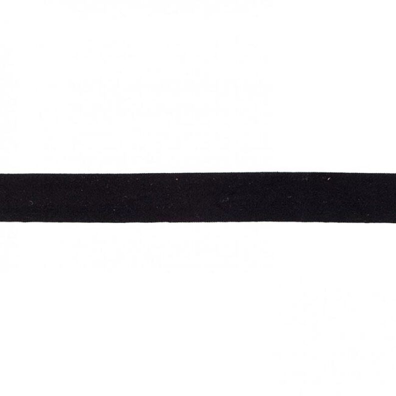 Bande à border élastique  mat [20 mm] – noir,  image number 1