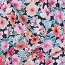 Popeline coton Fleurs | Poppy Fabrics – bleu noir,  thumbnail number 2