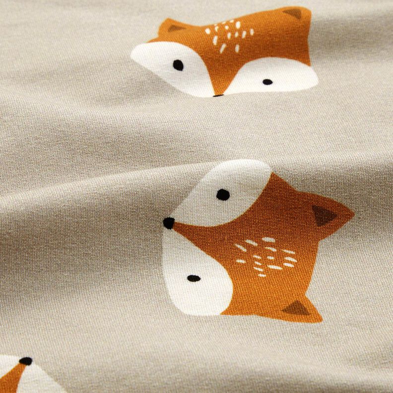 French Terry petit renard – argent,  image number 2