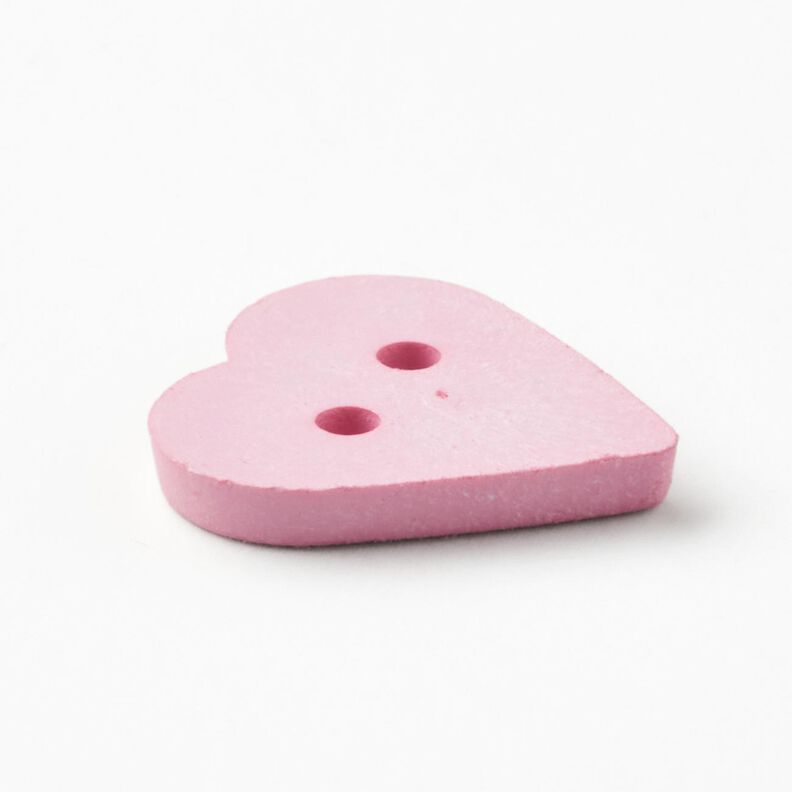 Bouton coeur [Ø 15 mm] – rose,  image number 3