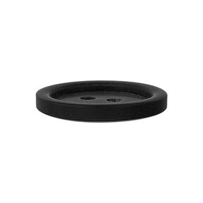 Bouton plastique 2 trous Basic - noir, 