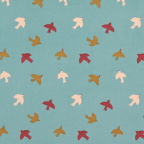 Velours milleraies Volée d'oiseaux – eucalyptus, 