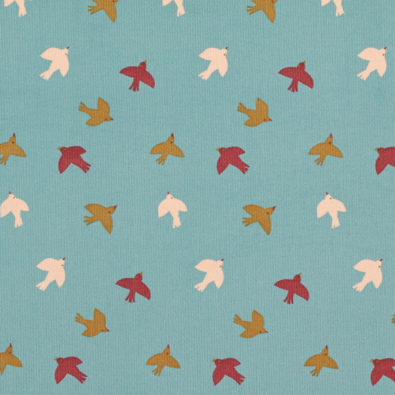 Velours milleraies Volée d'oiseaux – eucalyptus,  image number 1