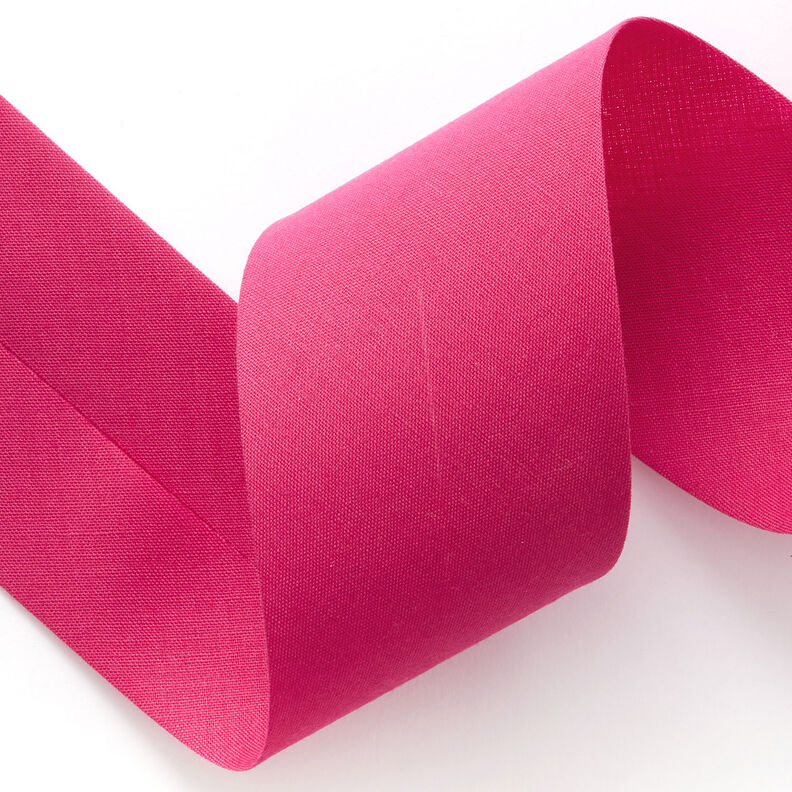 Biais Polycotton [50 mm] – rose intense,  image number 2