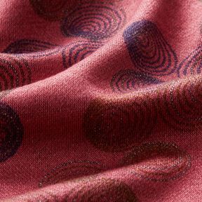 Jersey viscose Cercles colorés – mauve, 