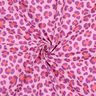 Tissu double gaze de coton imprimé léopard coloré | Poppy Fabrics – violet pastel/lilas rouge,  thumbnail number 3