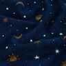 Tissu de décoration Ciel nocturne Glow in the Dark – or/bleu marine,  thumbnail number 14