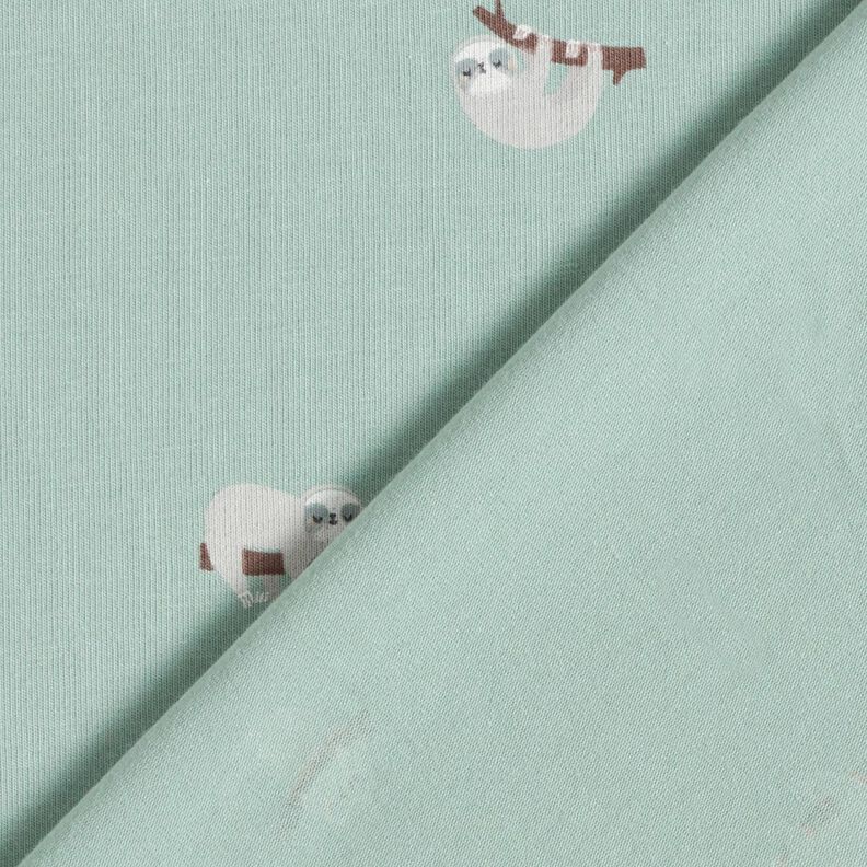 Jersey coton Paresseux – menthe clair, image number 4