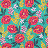 Popeline coton Fresh Flowers | Nerida Hansen – vert émeraude,  thumbnail number 1