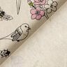 Tissu de décoration Semi-panama Fleurs de printemps – nature/rose,  thumbnail number 4