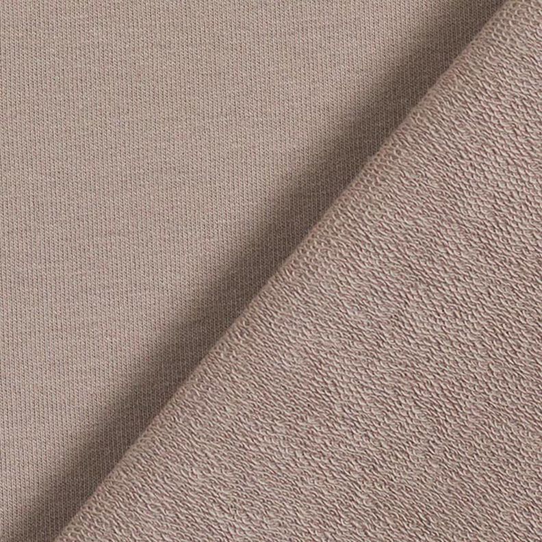 French Terry léger uni – taupe,  image number 4