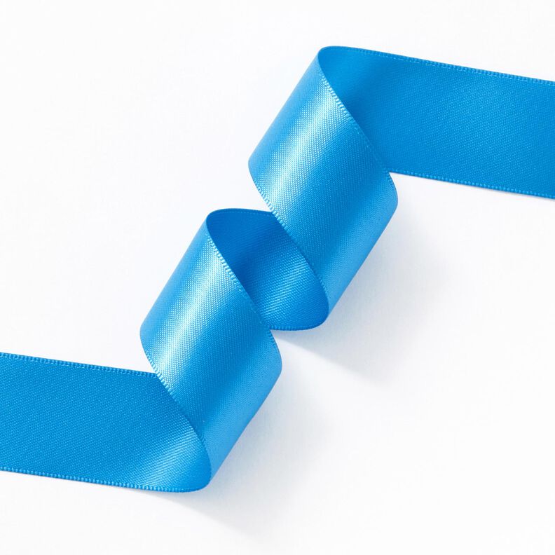 Ruban de satin [25 mm] – bleu,  image number 3