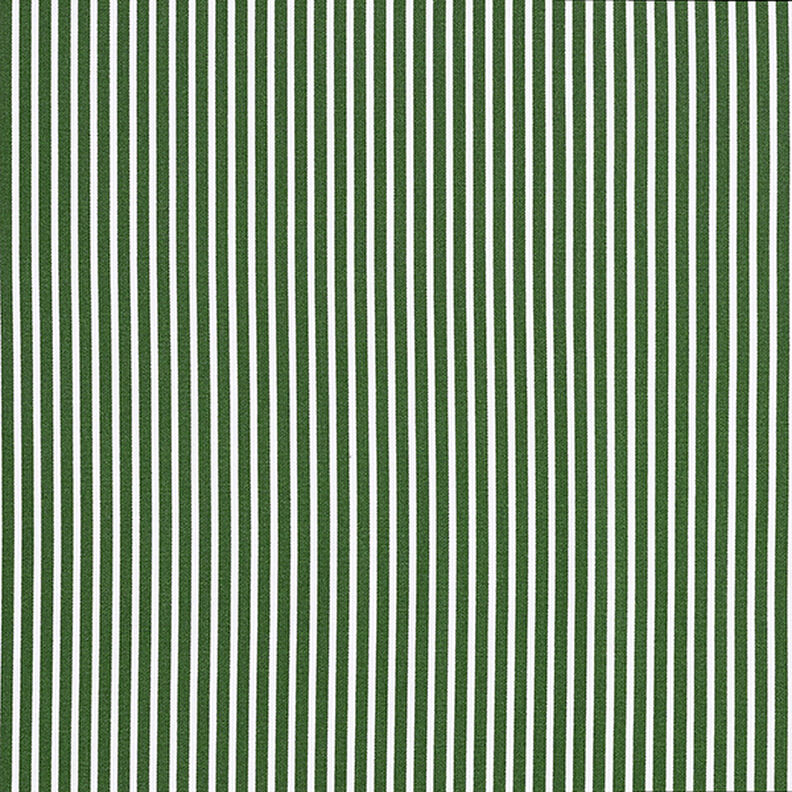 Popeline coton Rayures – vert foncé/blanc,  image number 1